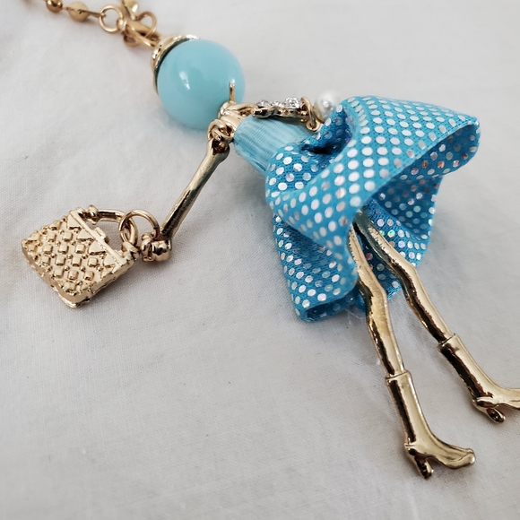 French Doll Pendant Necklace - Picture 4 of 9